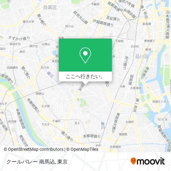 クールバレー 南馬込地図