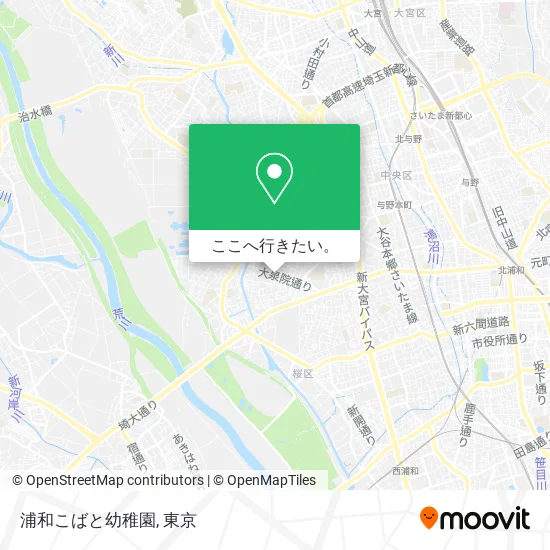 浦和こばと幼稚園地図