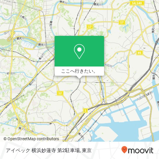 アイペック 横浜妙蓮寺 第2駐車場地図