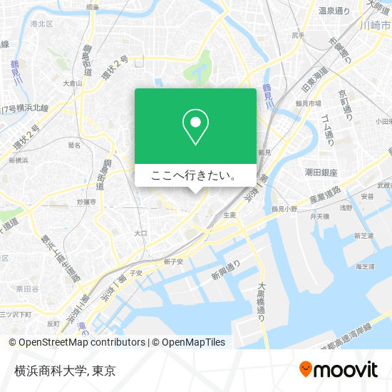 横浜商科大学地図