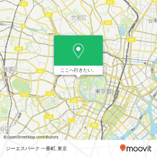 ジーエスパーク 一番町地図