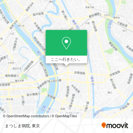 まつしま病院地図