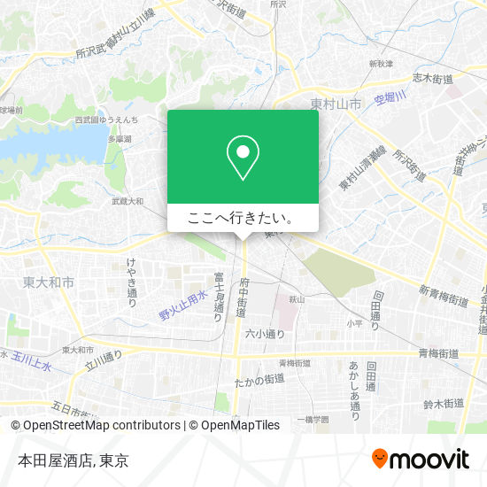 本田屋酒店地図