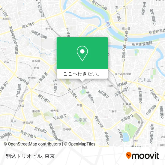 駒込トリオビル地図