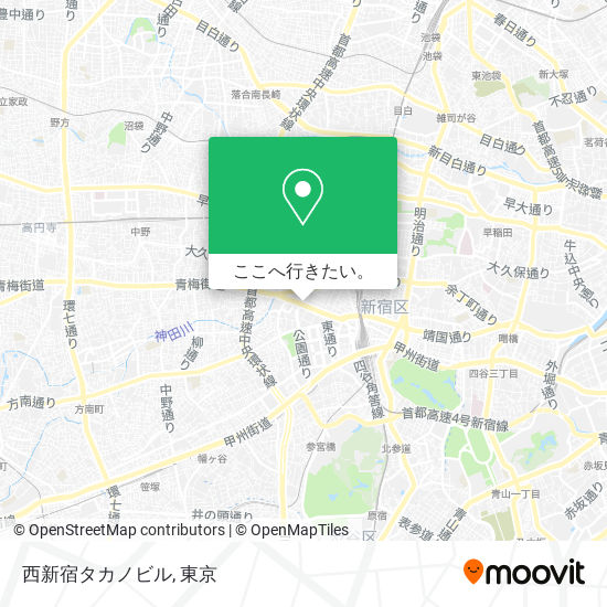 西新宿タカノビル地図