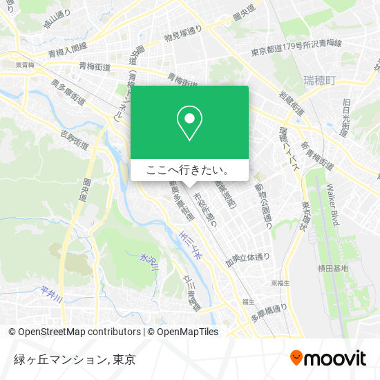 緑ヶ丘マンション地図