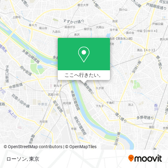 ローソン地図