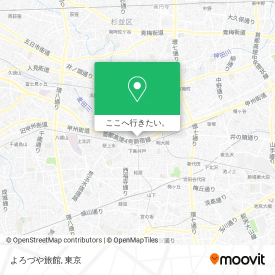 よろづや旅館地図