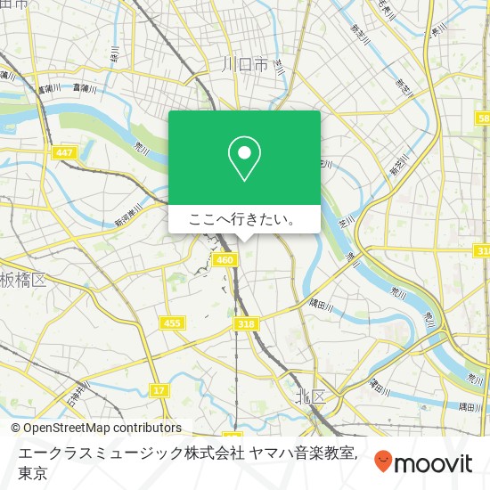 エークラスミュージック株式会社 ヤマハ音楽教室地図