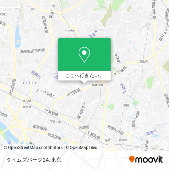 タイムズパーク24地図