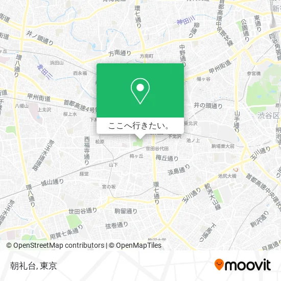 朝礼台地図