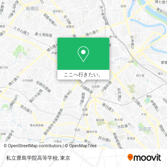 私立豊島学院高等学校地図