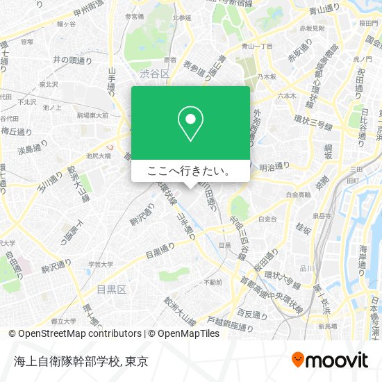 海上自衛隊幹部学校地図