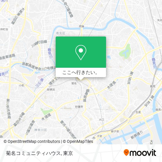 菊名コミュニティハウス地図