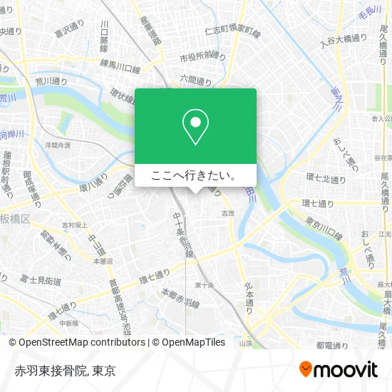 赤羽東接骨院地図