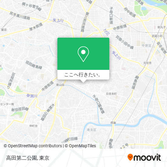高田第二公園地図