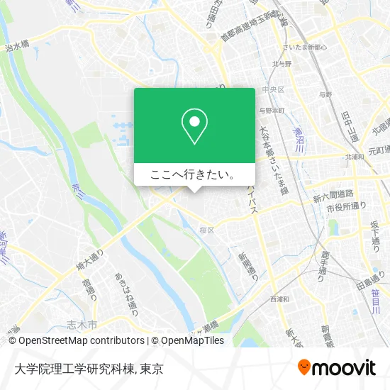 大学院理工学研究科棟地図