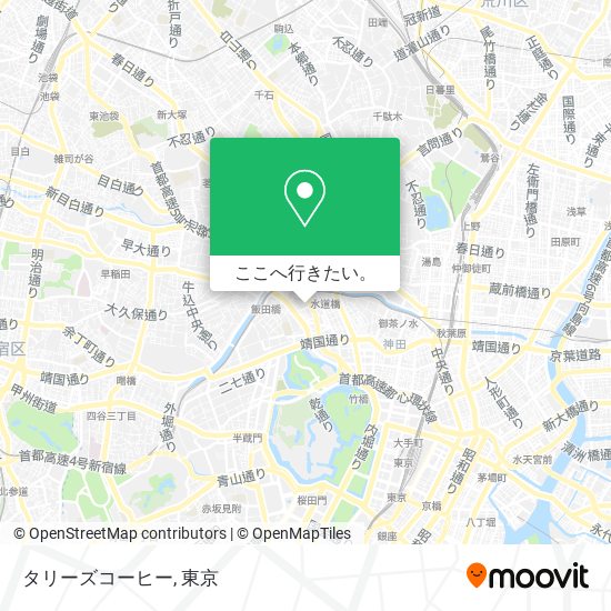 タリーズコーヒー地図