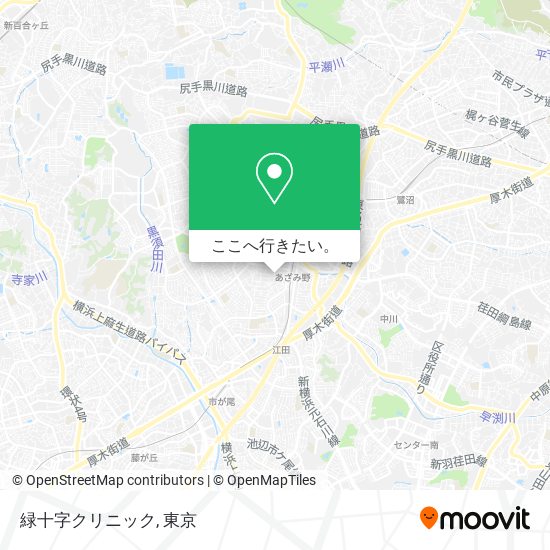 緑十字クリニック地図