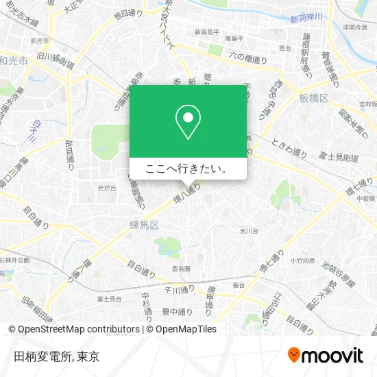 田柄変電所地図