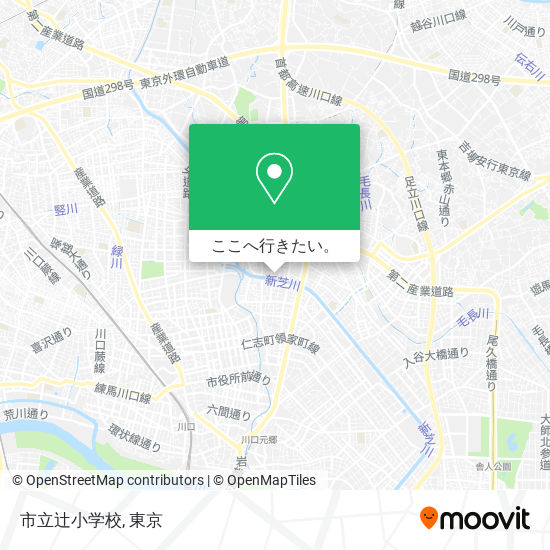 市立辻小学校地図