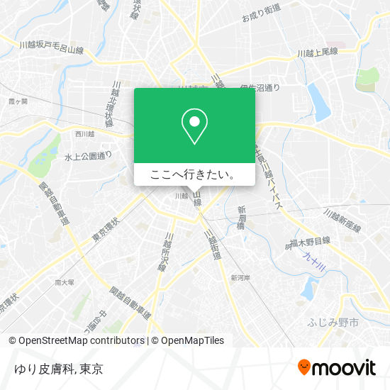 ゆり皮膚科地図