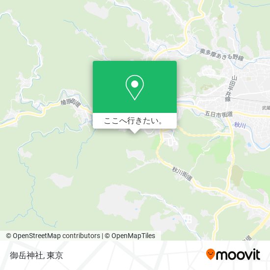御岳神社地図