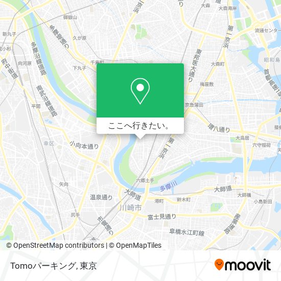 Tomoパーキング地図