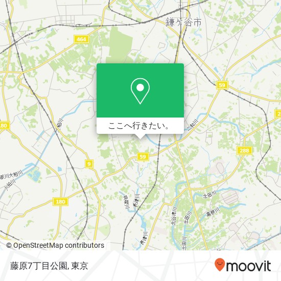 藤原7丁目公園地図