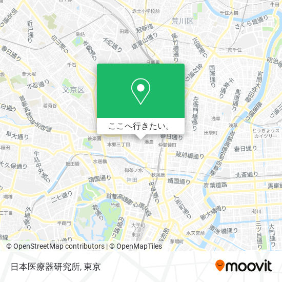 日本医療器研究所地図