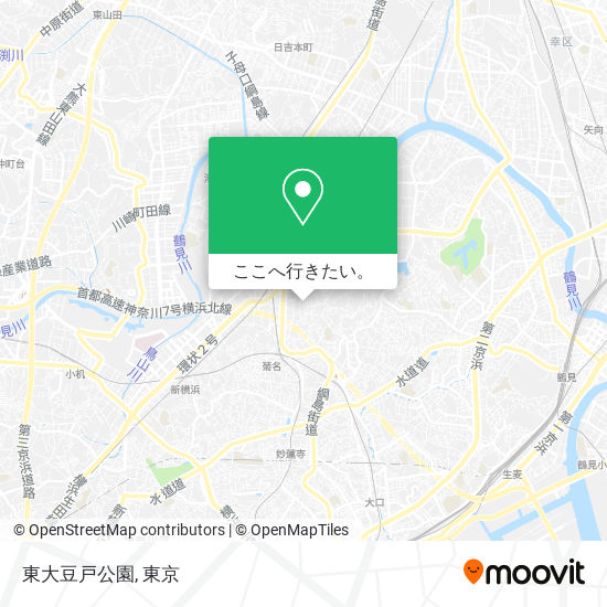 東大豆戸公園地図