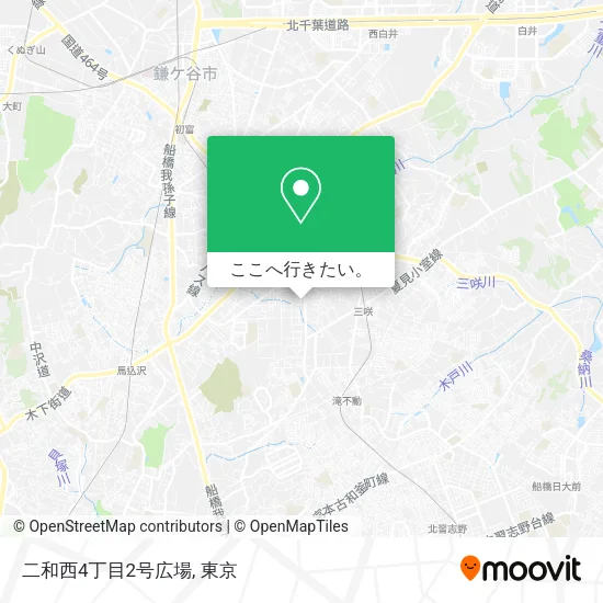 二和西4丁目2号広場地図