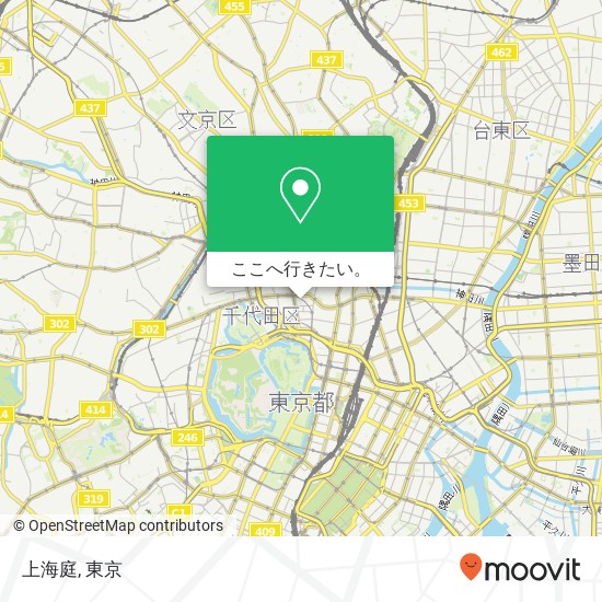 上海庭地図