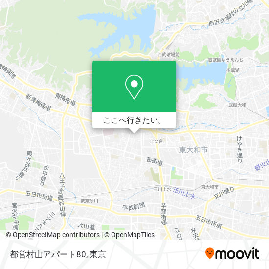 都営村山アパート80地図