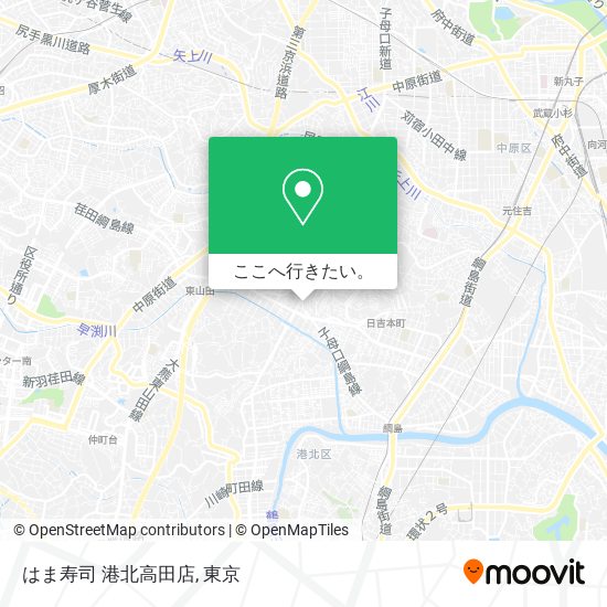 はま寿司 港北高田店地図