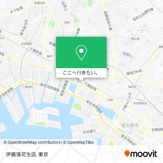伊藤落花生店地図