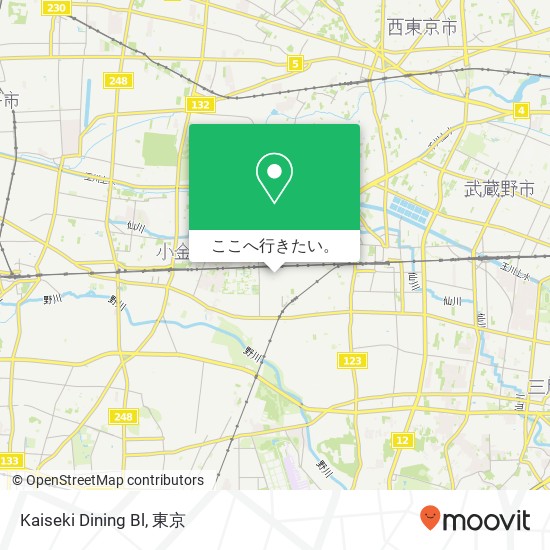 Kaiseki Dining Bl地図