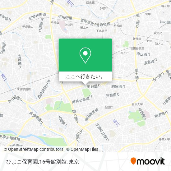 ひよこ保育園;16号館別館地図