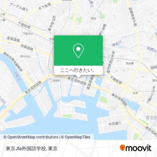 東京Jla外国語学校地図