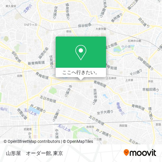 山形屋　オーダー館地図