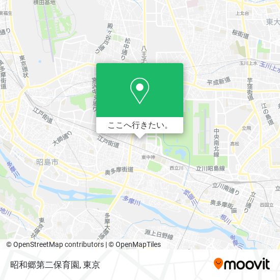 昭和郷第二保育園地図