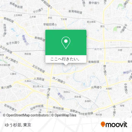 ゆう杉並地図