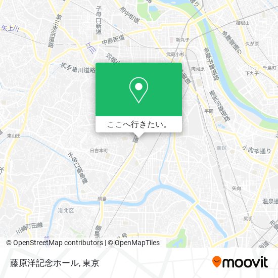 藤原洋記念ホール地図