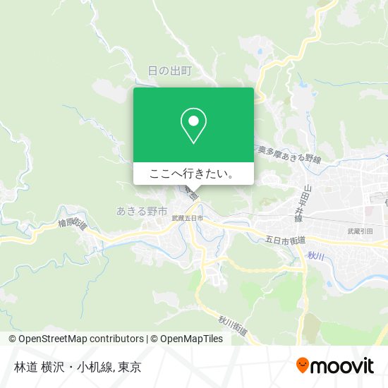 林道 横沢・小机線地図
