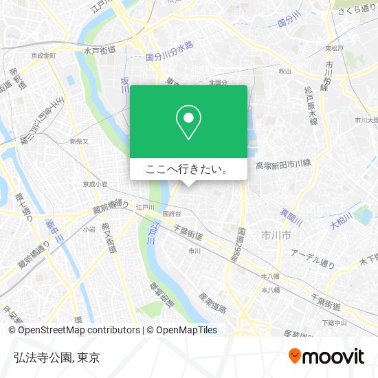 弘法寺公園地図