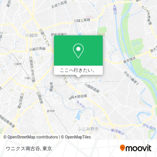 ウニクス南古谷地図