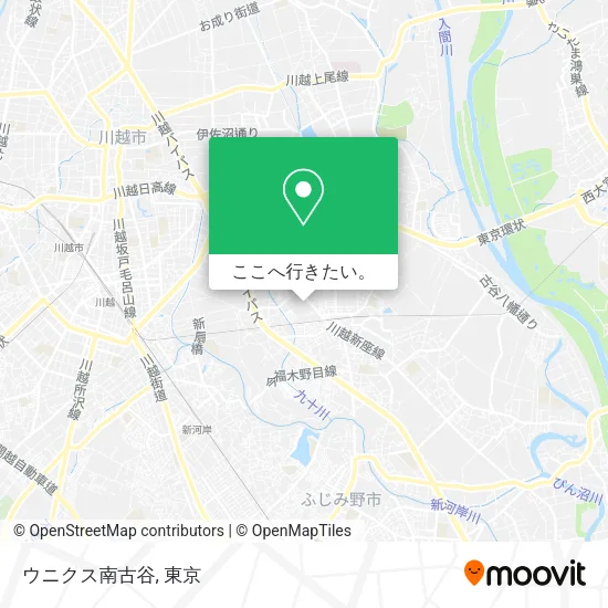 ウニクス南古谷地図