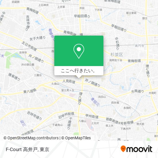 F-Court 高井戸地図