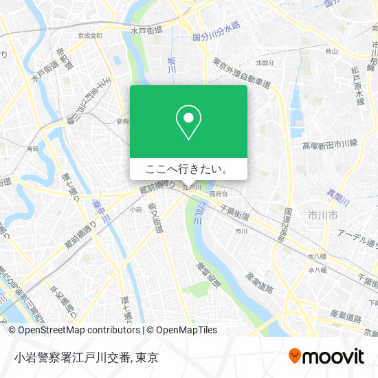 小岩警察署江戸川交番地図