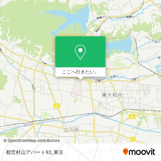 都営村山アパート92地図